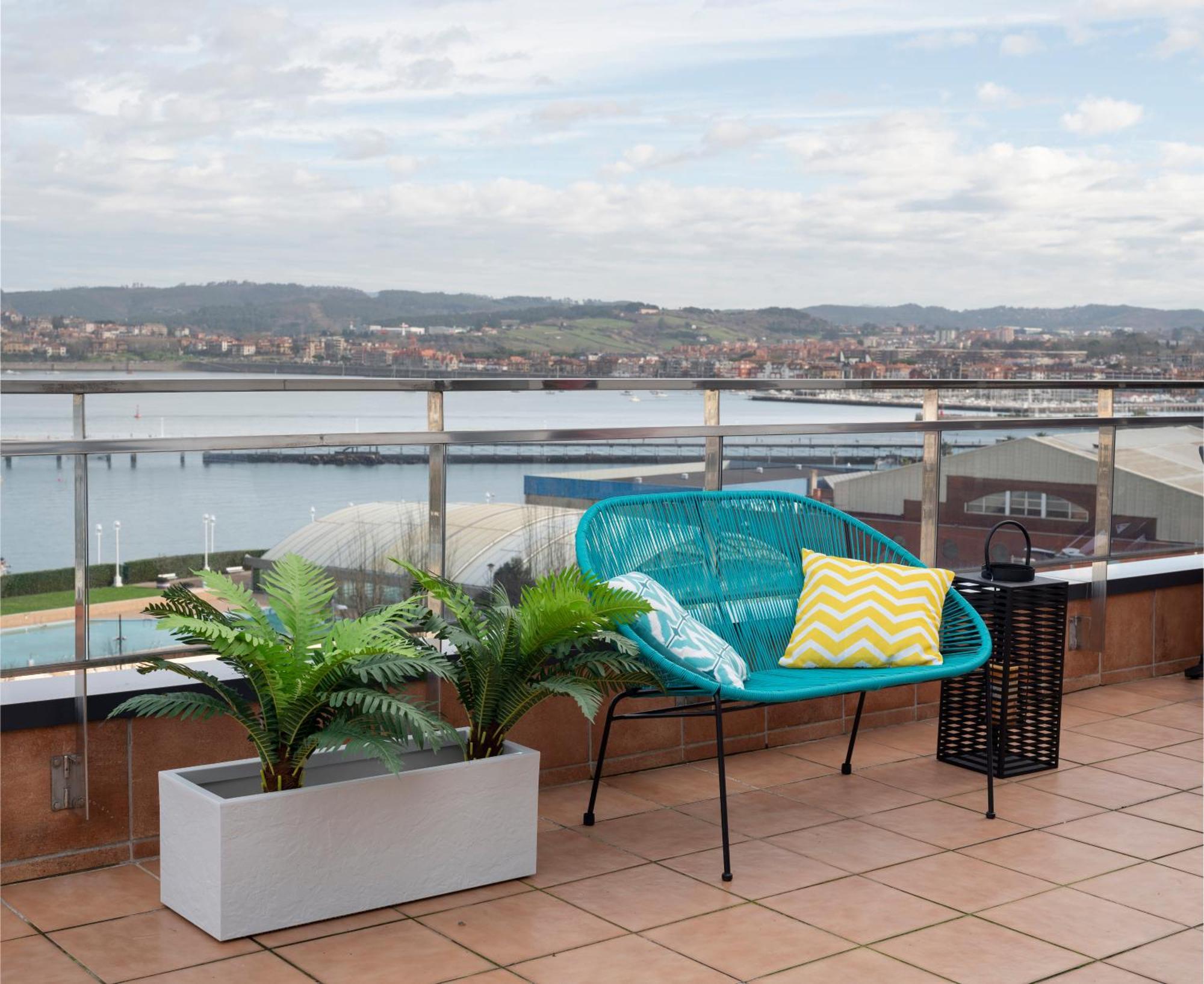 Atico Lujo Costa Vasca Bilbaoterraza Mar Jacuzi Apartment Santurtzi Ngoại thất bức ảnh