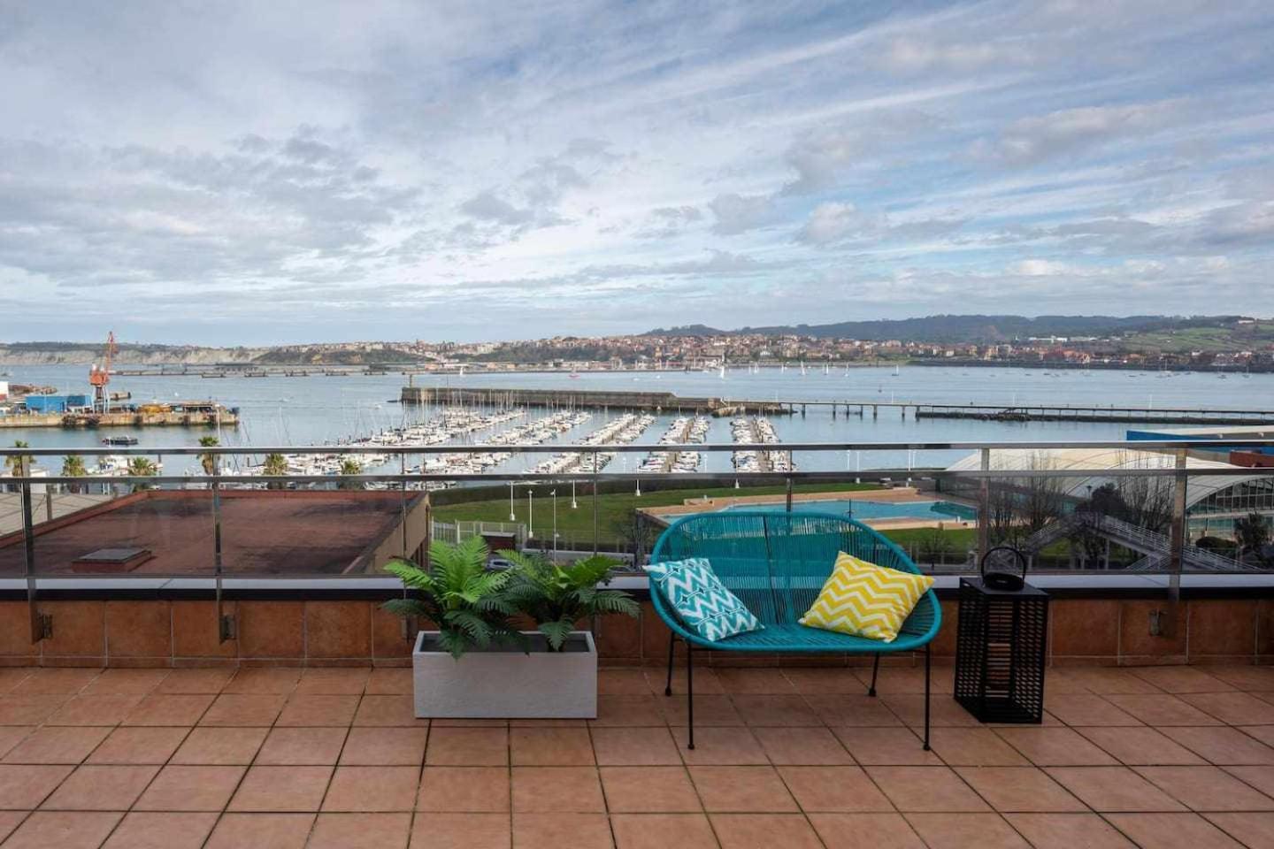 Atico Lujo Costa Vasca Bilbaoterraza Mar Jacuzi Apartment Santurtzi Ngoại thất bức ảnh